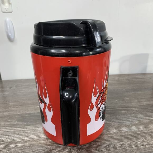 QUIK TRIP Super Insulated QT THERMO-SERV 52 OZ TRAVEL MUG Think Quik Flames Red - Picture 6 of 9